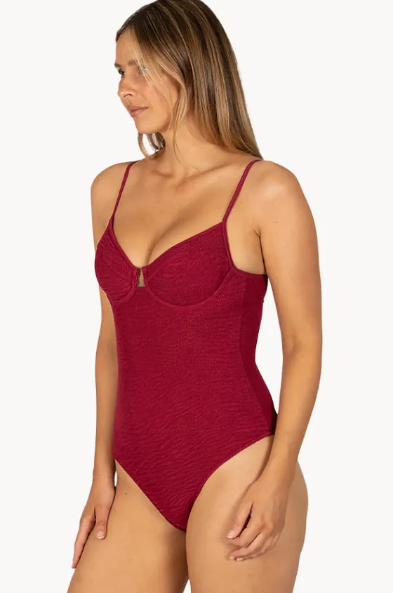 One Pieces^Baku Ibiza Underwire Balconette One Piece Scarlet