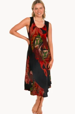 Dresses^Sundrenched Icon Niche Dress Black/green