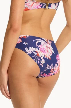 Bottoms^Sea Level Indochine Mid Bikini Pant French navy