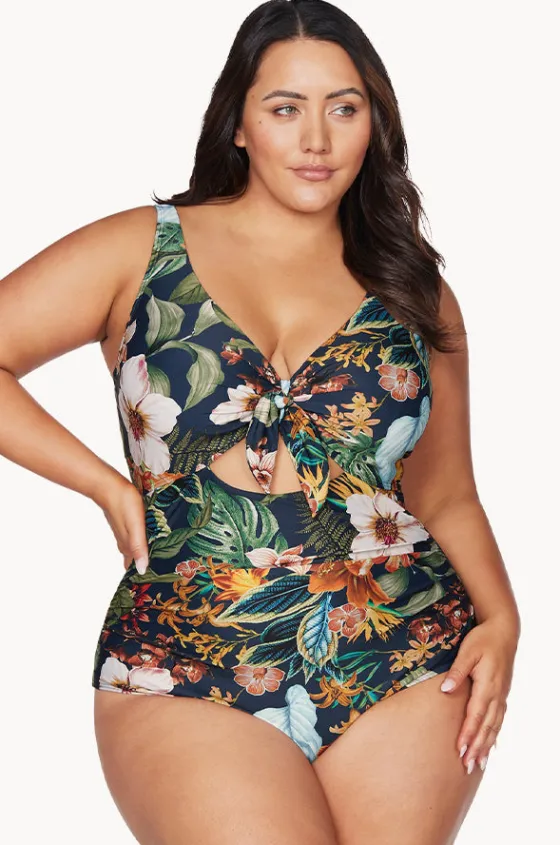 One Pieces^Artesands Into The Saltu Cezanne D/DD Cup One Piece Navy