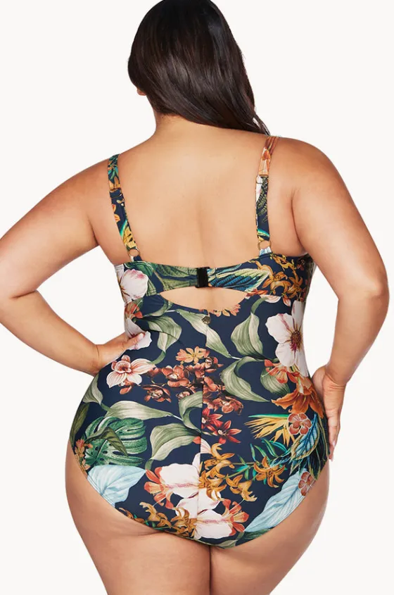 One Pieces^Artesands Into The Saltu Cezanne D/DD Cup One Piece Navy