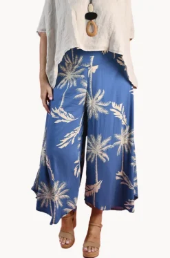 Pants^Bodacious Island Palm Sydney Wide Leg Pant Blue