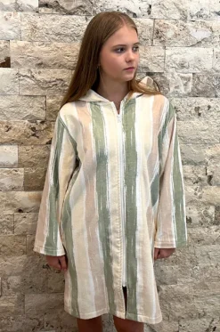 Towel Robes & Ponchos|Towel Robes & Ponchos^Back Beach Co Island Hooded Towelling Robe L/XL Sand