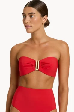 Bikini Tops^Jets et Bandeau Rosso