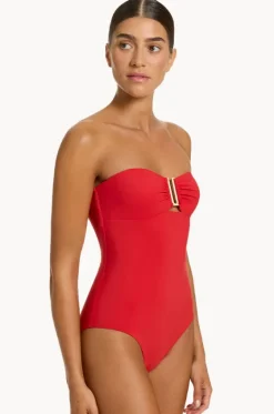 One Pieces^Jets et Bandeau One Piece Rosso