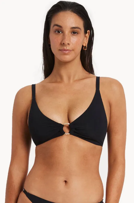 Bikini Tops^Jets et C/D Cup Trim Tri Top Black