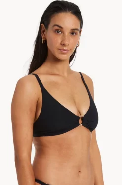 Bikini Tops^Jets et C/D Cup Trim Tri Top Black