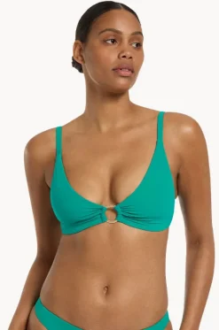 Bikini Tops^Jets et C/D Cup Trim Tri Top Mineral