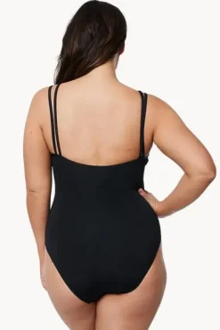 One Pieces^Jets et Double Strap One Piece Black