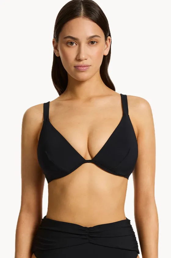 Bikini Tops^Jets et E/F Cup Underwire Tri BLACK