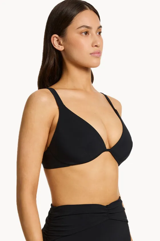 Bikini Tops^Jets et E/F Cup Underwire Tri BLACK