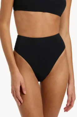 Bottoms^Jets et High Waist High Leg Pant BLACK