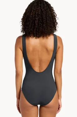 One Pieces^Jets et Lien Plunge One Piece Charcoal