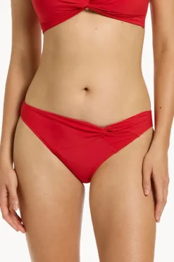 Bottoms^Jets et Twist Front Pant Rosso