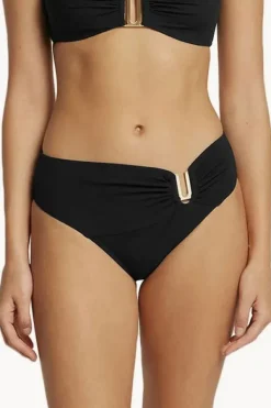 Bottoms^Jets et U Trim Mid Pant Black