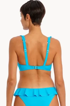 Bikini Tops^Freya Jewel Cove G Cup Frill Plunge Bra Turquoise