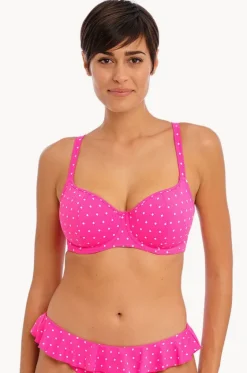 Bikini Tops^Freya Jewel Cove G Cup Sweetheart Bra Raspberry