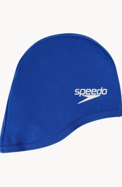 Swim Caps^Speedo Junior Polyester Cap Blue