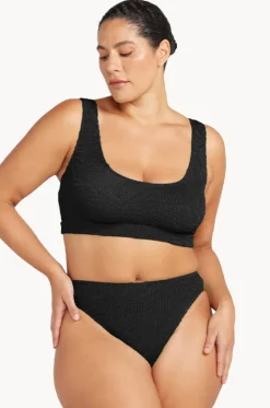 Bikini Sets^Artesands Kahlo Crop Set Black