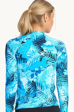 Rashies & Sunsuits^Jantzen Keanu Long Sleeve Suntop Sky