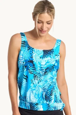 Tankini Tops^Jantzen Keanu Scoop Neck Blouson Tankini Separate Sky