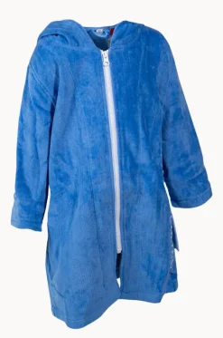 Towel Robes & Ponchos^Back Beach Co Kids Riptide Hooded Towel Robe 7-11Y Blue