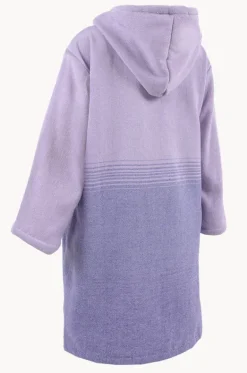 Towel Robes & Ponchos|Towel Robes & Ponchos^Back Beach Co Kids Fade Hooded Towelling Robe 3-5Y Purple