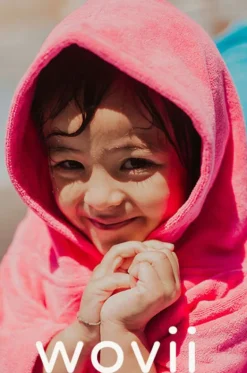 Towel Robes & Ponchos|Towel Robes & Ponchos^Wovii Kids Hooded Towel 2-6Y Fairy floss