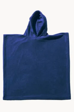Towel Robes & Ponchos|Towel Robes & Ponchos^Wovii Kids Plain Hooded Towel 7-10Y Navy/blue
