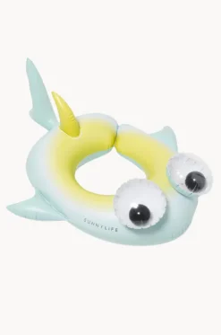 Pool Inflatables^Sunny Life Kids Salty The Shark Tube Pool Ring Multi