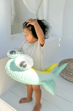 Pool Inflatables^Sunny Life Kids Salty The Shark Tube Pool Ring Multi