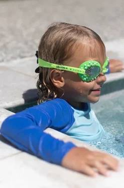 Goggles|Goggles^Sunny Life Kids Shred Shark Swim Goggle Green