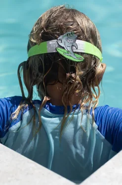 Goggles|Goggles^Sunny Life Kids Shred Shark Swim Goggle Green