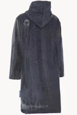 Towel Robes & Ponchos|Towel Robes & Ponchos^Back Beach Co Kids Hooded Towelling Robe 7-11Y Storm