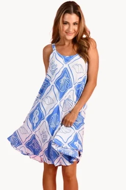 Dresses^Go Girl Kingfisher Margot Dress Blue/white