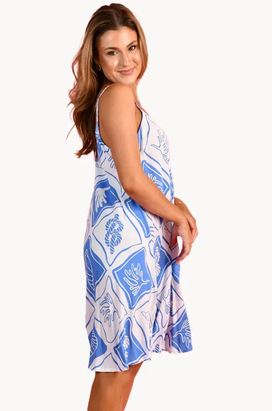 Dresses^Go Girl Kingfisher Margot Dress Blue/white