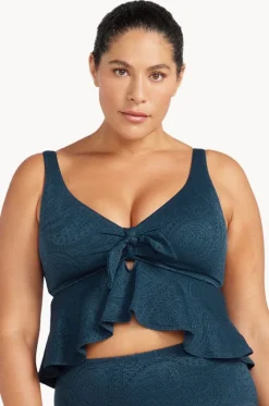 Bikini Tops^Artesands La Traviata Chagall Midriff Bra Navy