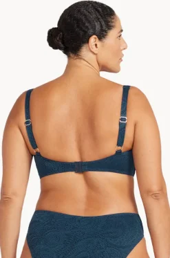 Bikini Tops^Artesands La Traviata Delacroix Cross Front Bra Navy