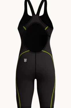 Fastskin Racing Suits|Legsuits^Speedo Ladies Fastskin Hyperspark Open Back Kneeskin BLACK