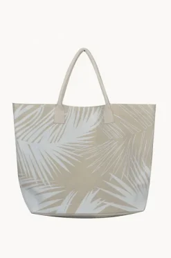 Beach Bags|Bags^Cherry Red Large Palm Bag Natural