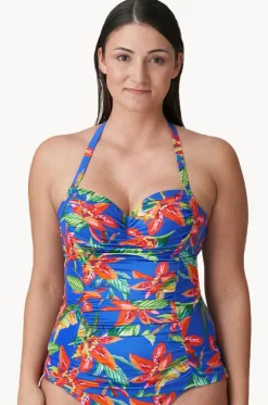 Tankini Tops^Prima Donna Latakia F Cup Tankini Separate Blue/Multi