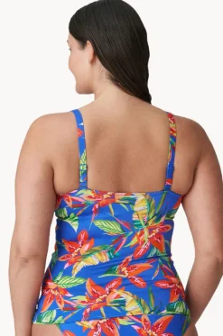 Tankini Tops^Prima Donna Latakia F Cup Tankini Separate Blue/Multi
