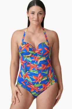 One Pieces^Prima Donna Latakia H Cup Ruched One Piece Blue/Multi
