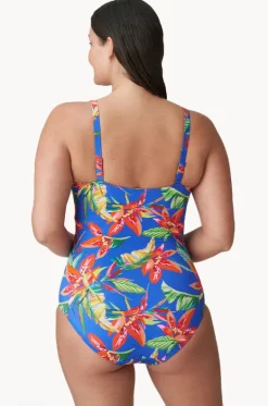 One Pieces^Prima Donna Latakia H Cup Ruched One Piece Blue/Multi