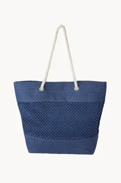 Beach Bags|Bags^Gregory Ladner Lattice Tote Navy