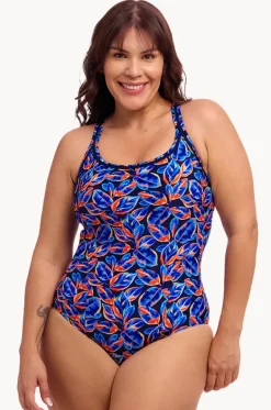One Pieces^Funkita Leaf Blower Locked In Lucy One Piece Navy/orange
