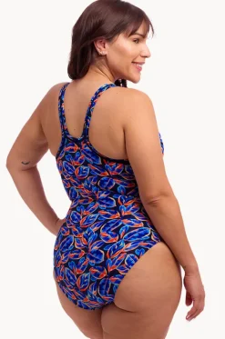 One Pieces^Funkita Leaf Blower Locked In Lucy One Piece Navy/orange