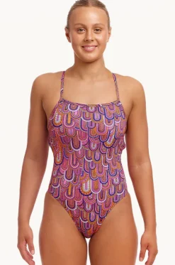 One Pieces^Funkita Learn To Fly Strapped In One Piece Learn to fly pink