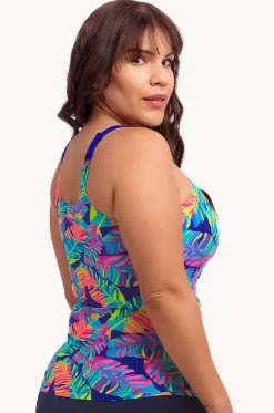 Tankini Tops^Funkita Leaving Today Scoop Neck Tankini Separate Navy/multi