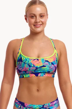 Bikini Tops^Funkita Leaving Today Sports Top Navy/multi